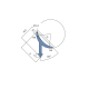 Профиль Neexy PV30 для плитки внутренний универсальный алюминий 12мм