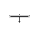 Профиль Neexy PVL38 T-образный плоский латунь 25мм